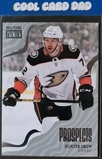 Hunter Drew 2022-23 Skybox Metal Universe Premium Prospects #PP26 Anahiem Ducks