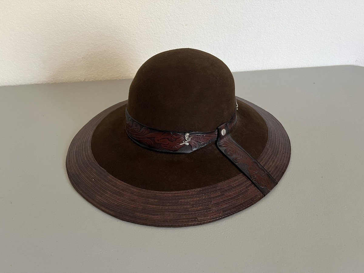 SANTANA WIDE BRIM FEDORA HAT WOOL Nice | eBay display picture 3