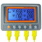 K-Type Thermocoupe 4 Channel -200~1370°C /-328~2498°F SD Card Logger Thermometer