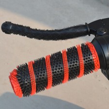 1 Set 4 pcs Motorcycle Anti-slip Grips DIY 2 Handlebars Covers & 2Handbrake