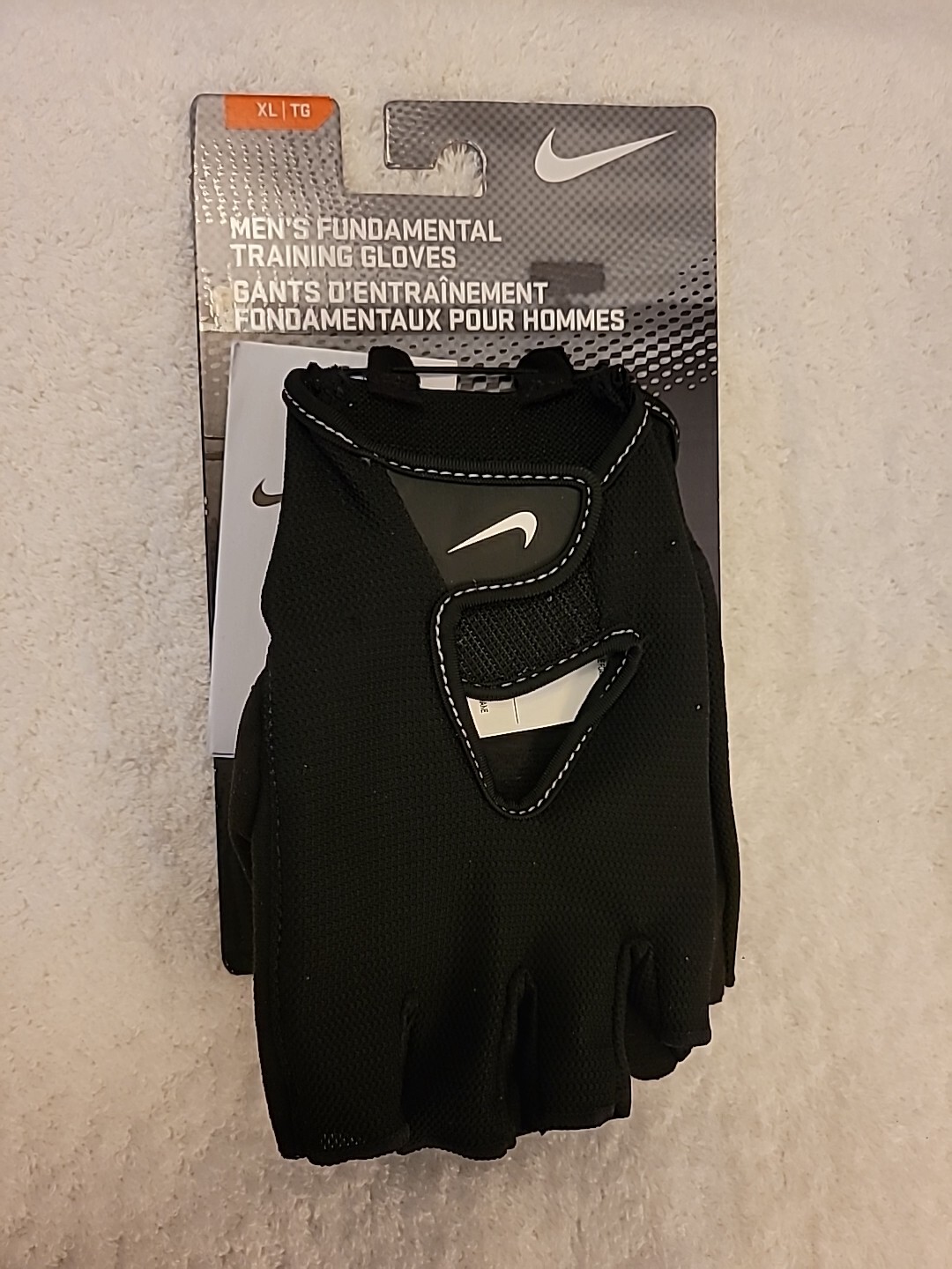 Nike Fundamental Training Gloves Mens XLarge Black/White. New eBay