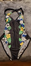 VINTAGE WOMENS BLACK ANNE COLE SWIMSUIT - ONE PIECE - SIZE 10