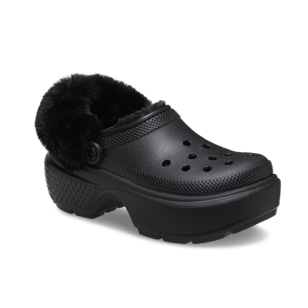 New CROCS Womens STOMP LINED CLOG 208546 BLACK US W 5 - 9 TAKSE image 5