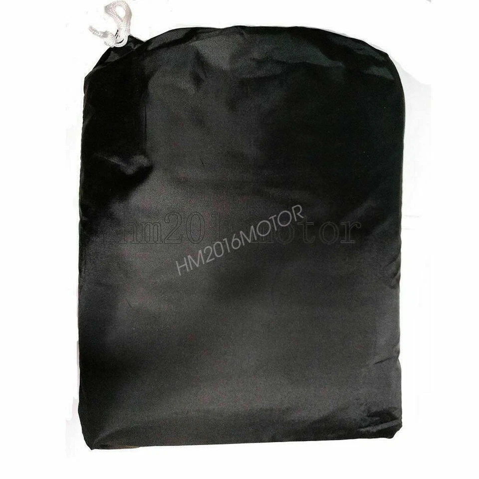 Cubierta protectora UV antipolvo XL para moto exterior color negro Foto 4 de 4