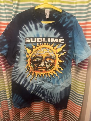 Sublime 太陽デザイン Tシャツ Amazon.com: Sublime T Shirt Yellow Sun Band Logo Official Mens