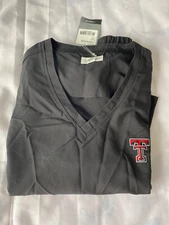 Cutter & Buck CB WindTec Astute V Neck Windshirt Golf Black Texas Tech Small New