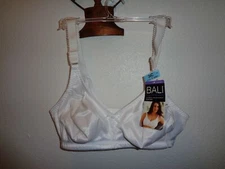 Bali Comfort-U Wire-Free Full-Figure Bra Size 34C Style 3820 NWT White