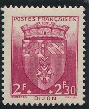TIMBRE FRANCE 559** Dijon Armoiries  neuf sans charnière 1942