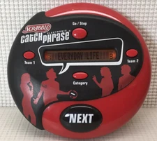 Scrabble Catch Phrase Hasbro Handheld Electronic Party Game  Tested Works