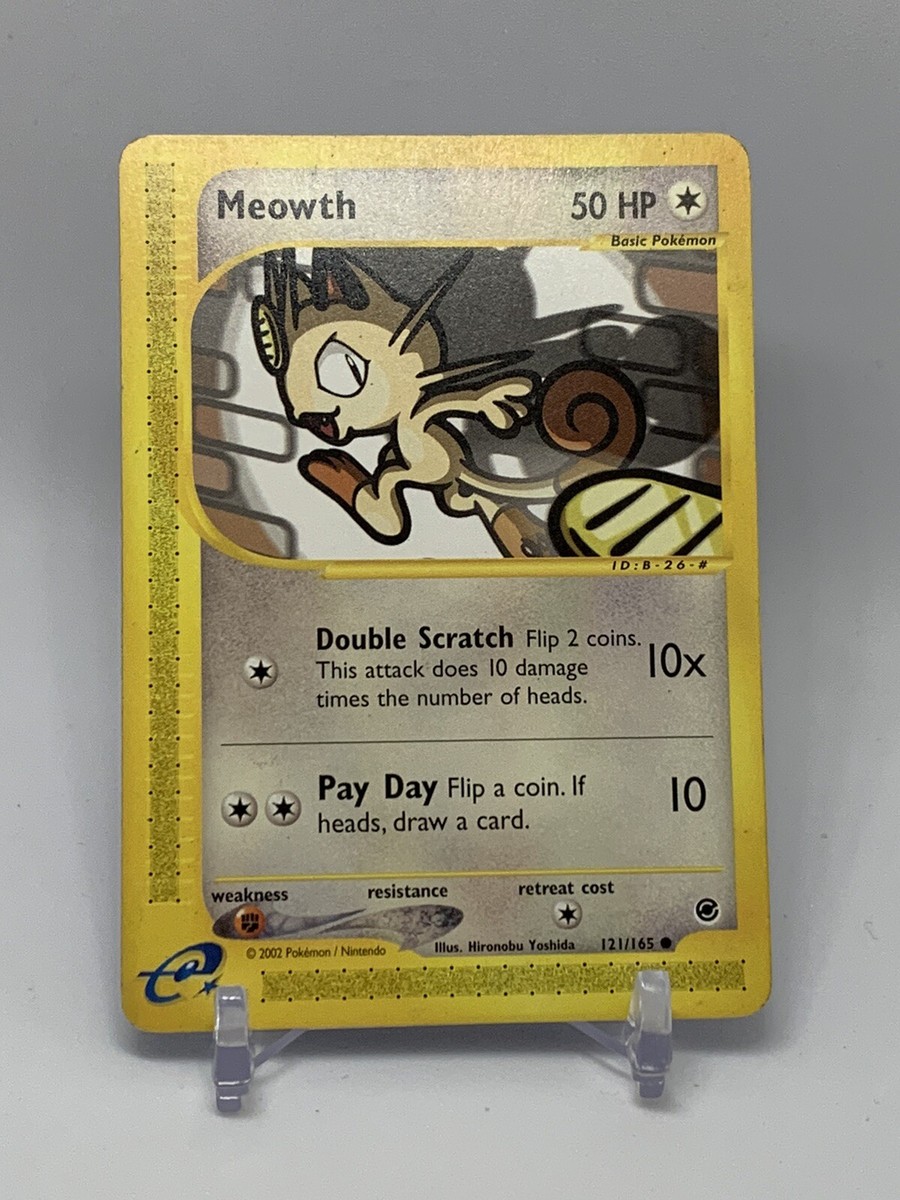 Pokémon TCG Meowth Expedition Base Set 121/165 NM! | eBay