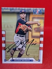AUTOGRAPH on card: Bryson Brigman 2012 USA Baseball #28