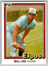 1981 Donruss - #211 Bill Lee