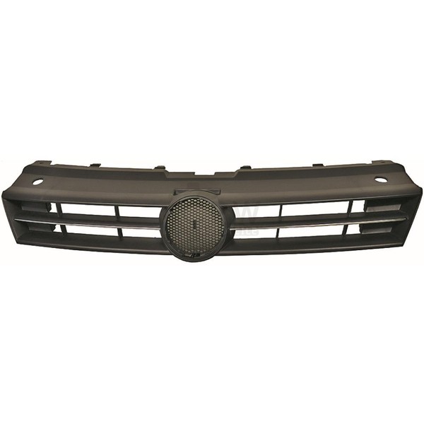 KüHlergrill Grill Frontgrill FüR VW Polo 6R Bj. 09-14 Schwarz Mit Chromleiste-image