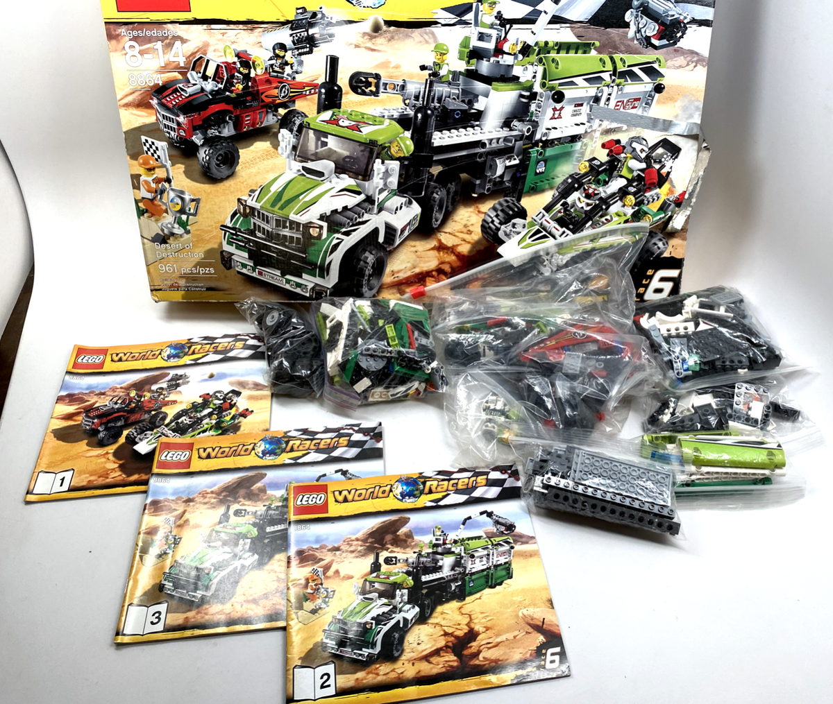LEGO 8864 World Racers Desert of Destruction Set 673419130264| eBay
