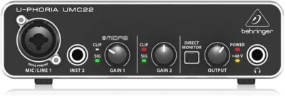 Behringer UMC22 Computer Audio Interface