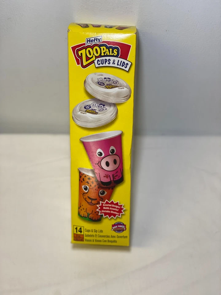 Hefty Zoo Pals Cups & Lids    New - Image 3 of 4