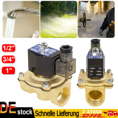 2/2-Wege Magnetventil G 1/2 stromlos geschlossen (NC),FKM 24V= | DA142394
