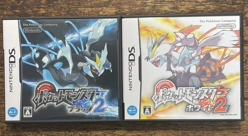 Nintendo DS Pokemon Black 2 & White 2 Set of 2 Japanese Ver. Pokémon NTSC-J