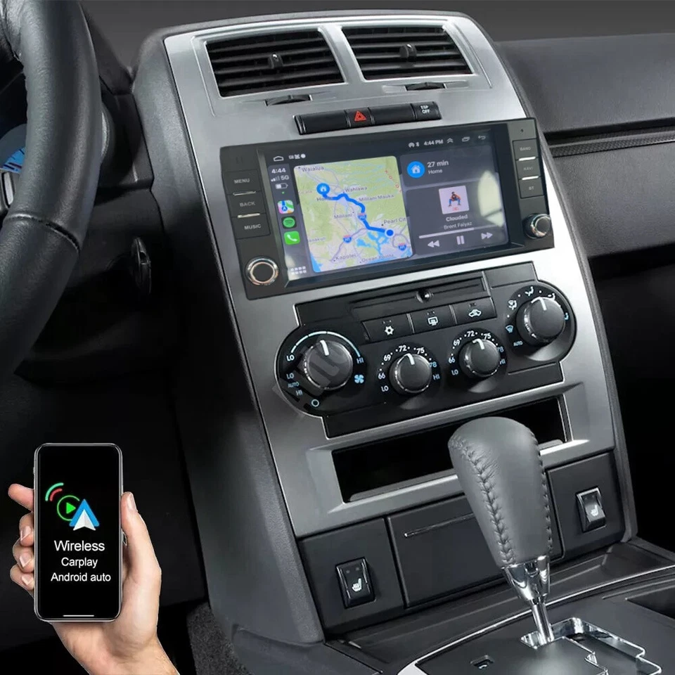 For 2008-2010 Dodge Charger 7" Android 13 Carplay Car Stereo Radio GPS Navi WIFI Foto 2 de 4