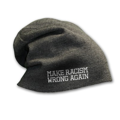 Men Women Make Racism Wrong Again Skull Hat Beanie Cap Winter Knit Hat Cap Men Women Make Racism Wrong Again Skull Hat Beanie Cap Winter Knit Hat Cap