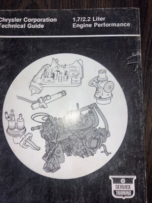 chrysler corporation technical guide 1.7/2.2 literengine performance