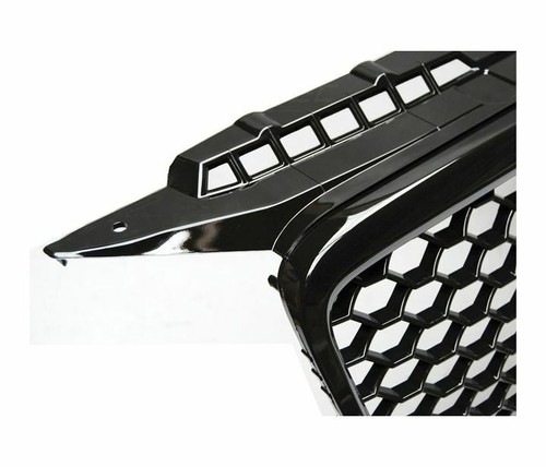 front grill for AUDI A3 2005 2006 2007 2008 SPORTBACK 3D 5D RS LOOK GLOSSY black - Picture 3 of 3