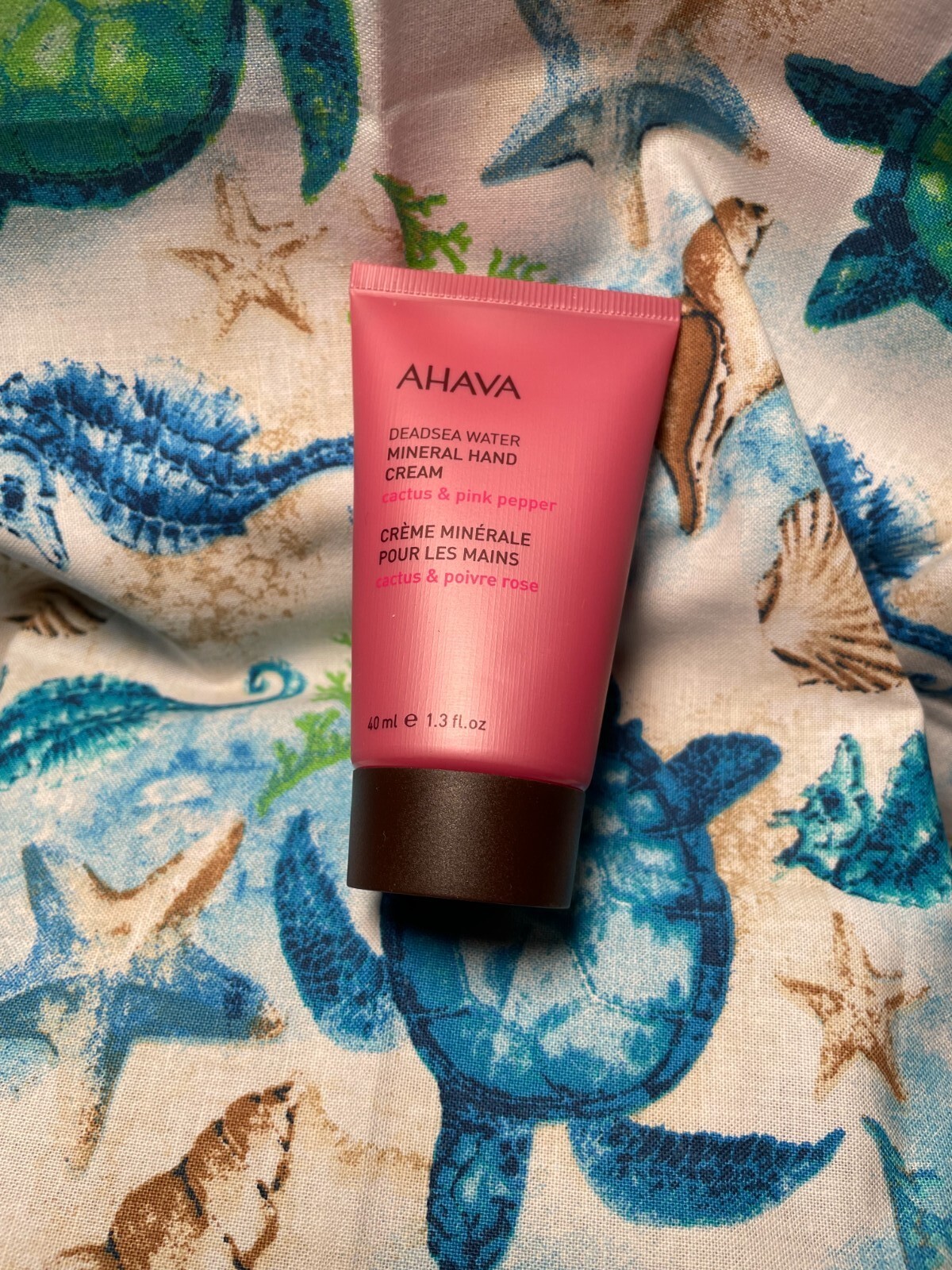 AHAVA Dead Sea Water Mineral Hand Cream in Cactus and Pink Pepper