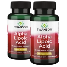 Swanson Alpha Lipoic Acid Capsules, 100 mg, 240 Count