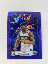 2020-21 Optic Basketball Zion Williamson PURPLE My House Insert #18 Pelicans