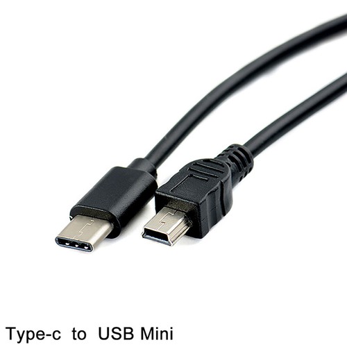USB 3.1 Type C Male to Mini USB Male Cable USB-C Converter Adapter Data Cable - Picture 2 of 3