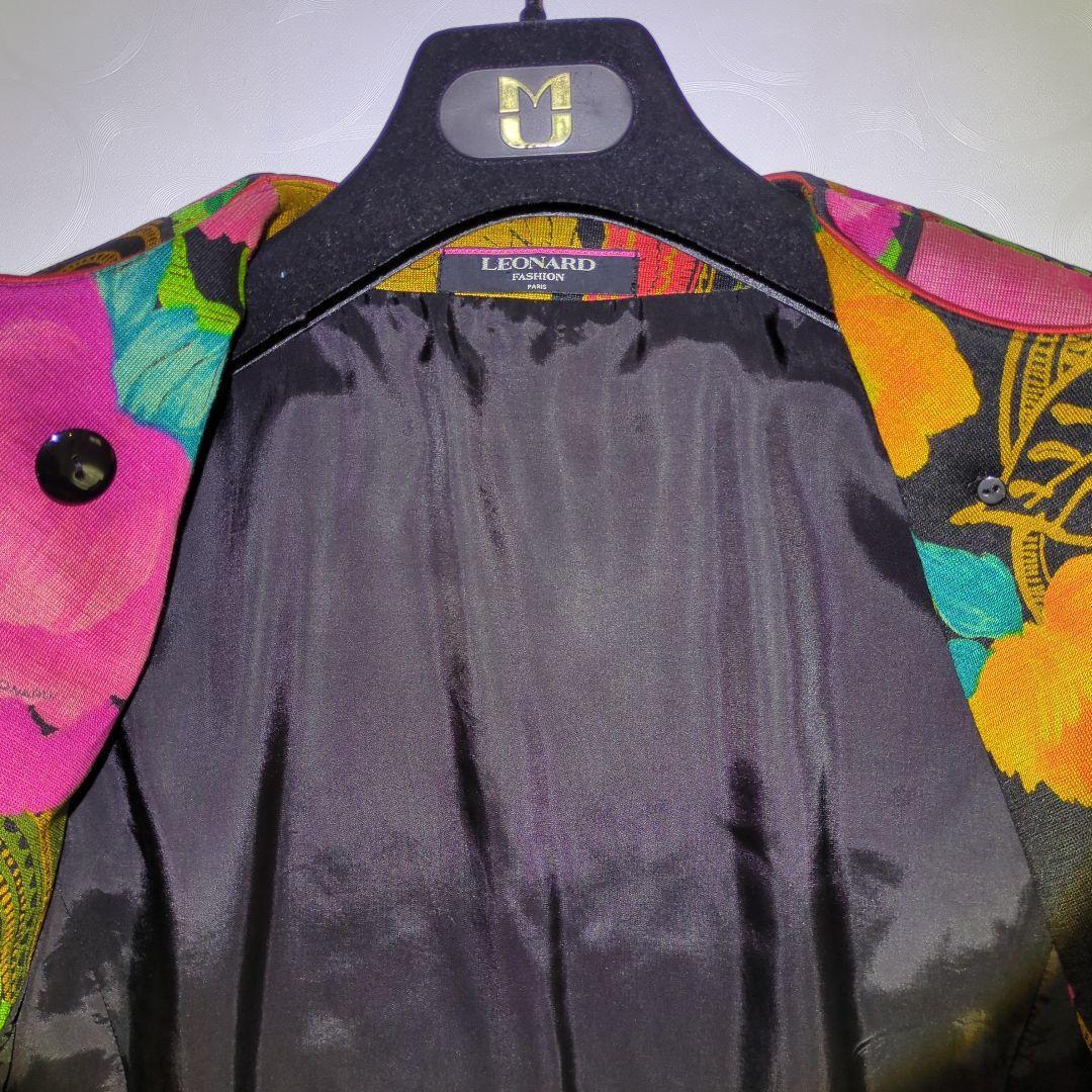 LEONARD jacket all over pattern gold buttons - image 7