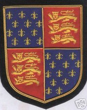 Medieval Royal King Kingdom Tudor Dynasty HRH Heraldry Arms Edward English Patch
