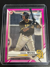 2021 Bowman 1st Prospects Fuchsia Border #BP-36 Ismael Mena /299 - SD Padres !