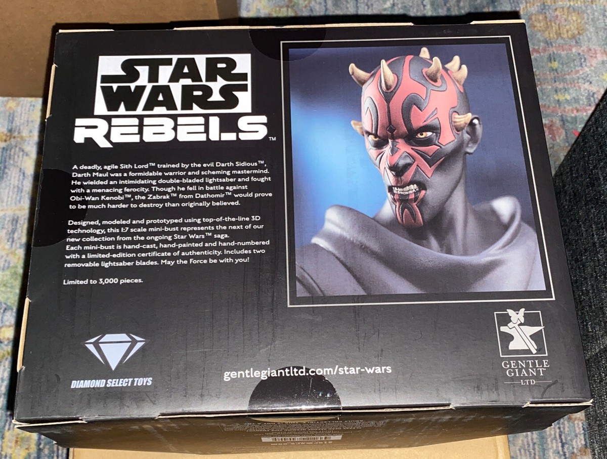 Gentle Giant 2008 Star Wars DARTH MAUL Animated Maquette Statue LE #137 / 2500