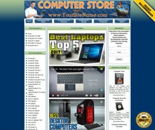 LAPTOP COMPUTERS FULLY AUTOMATED AFFILIATE STORE BUSINESS WEBSITE FOR SALE