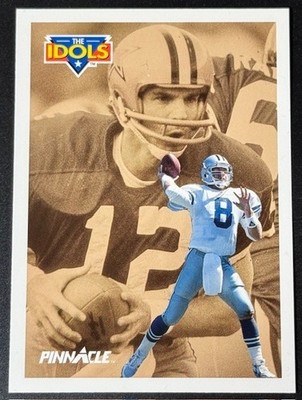 Troy Aikman 1991 Score Pinnacle Football - Dallas Cowboys The Idols #383