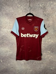 West Ham United 2023/24 Home Umbro Soccer Jersey Small