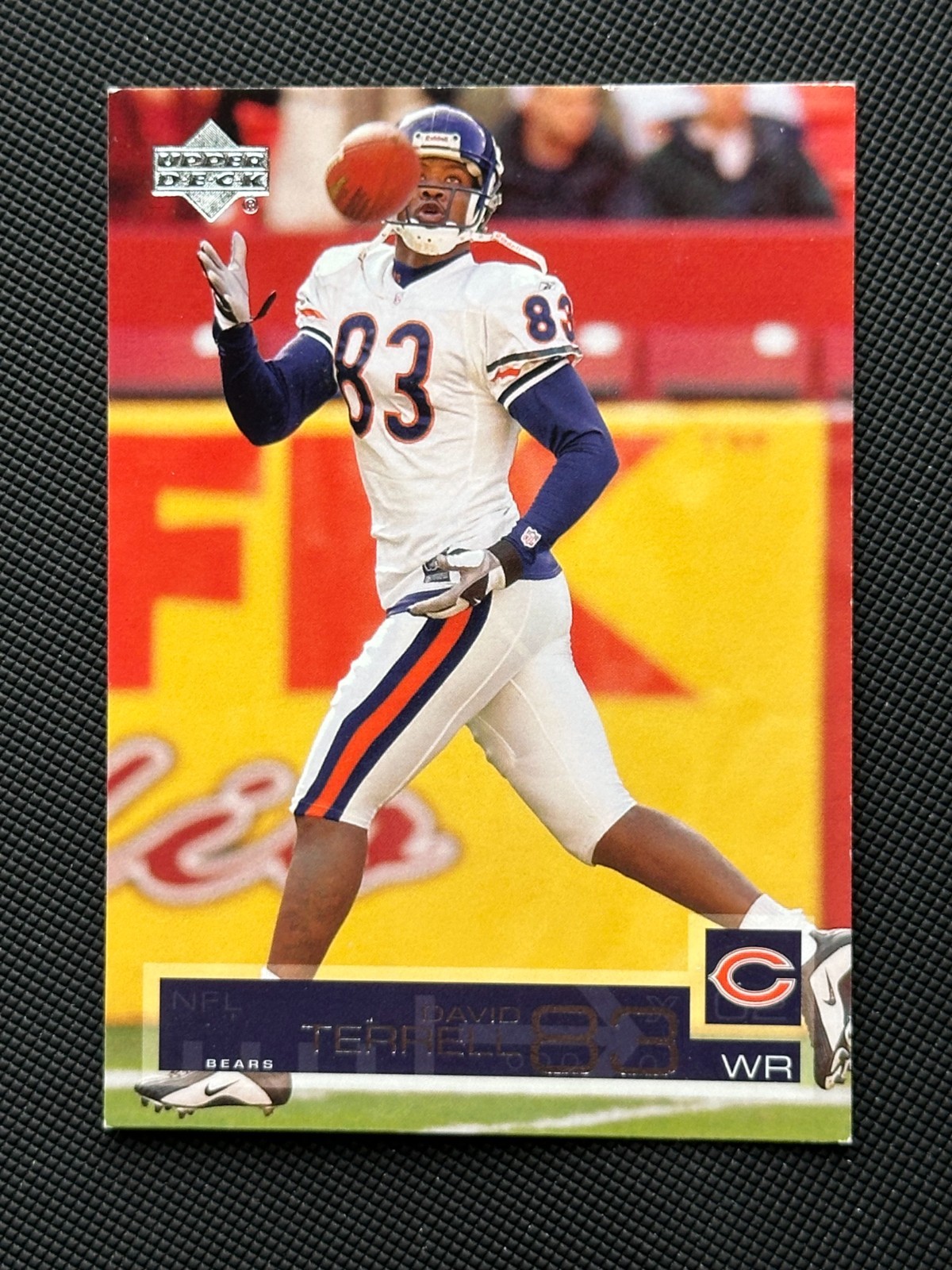2002 Upper Deck #33 David Terrell Chicago Bears Football Card