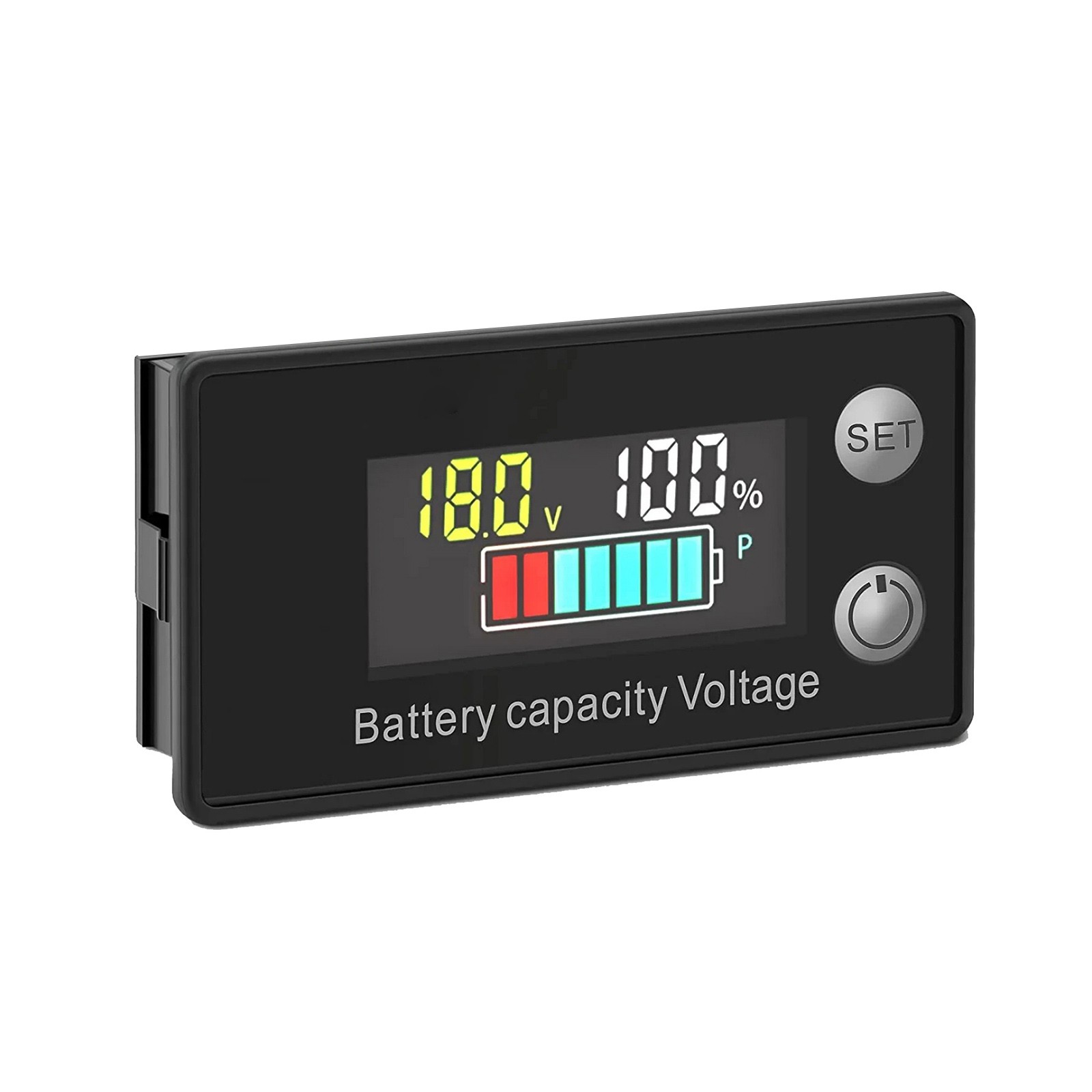 LCD Display Battery Monitor Meter For Lithium Iron Phosphate Ternary Lead Acid
