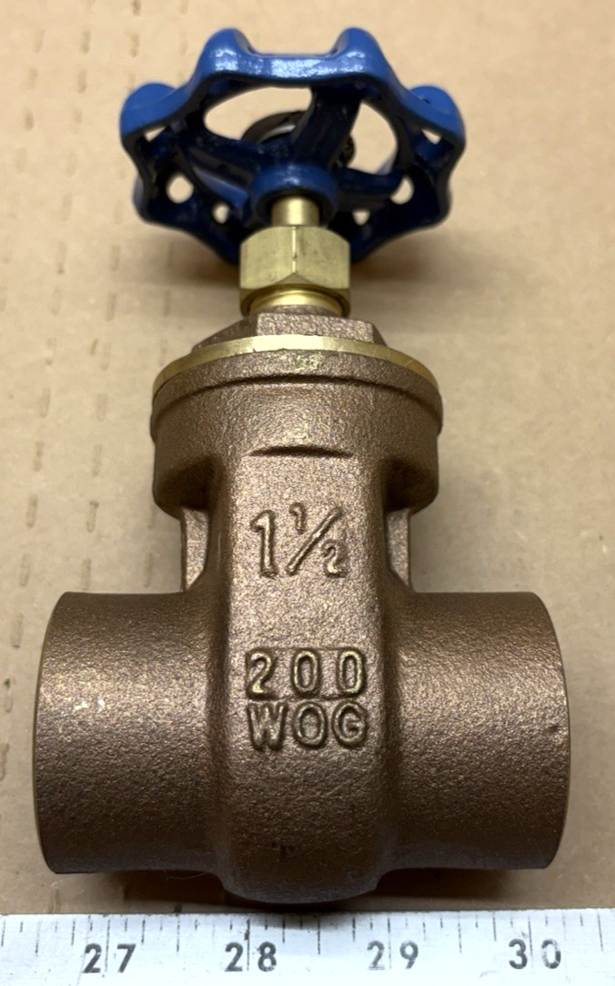 NIBCO CXC 1- 1/2" WOG Brass Gate Valve S1-8