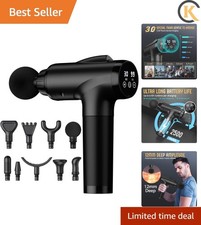 Massage Gun Deep Tissue, Handheld Electric Muscle Massager, High Intensity Pe...