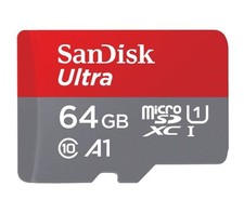 SanDisk Ultra Plus 64GB Micro SD Card Class 10, V10, 80Mb /S, With Adapter
