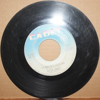 ETTA JAMES **I'd Rather Go Blind** TELL MAMA Northern Soul 45 on CADET 5578