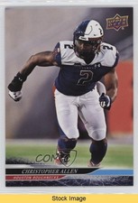 2025 Upper Deck UFL Blue Christopher Allen #13 READ 17xf