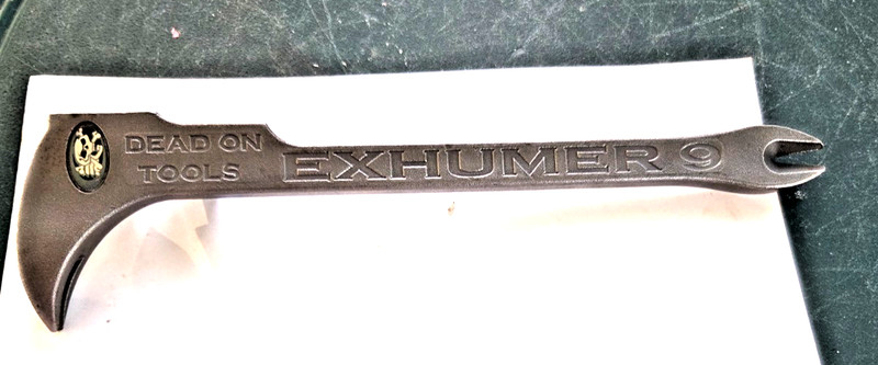 U.S.A. Dead On Tools 10 5/8" Exhumer 9 Nail Puller,Multi-Tool,Pry Bar,Hammer