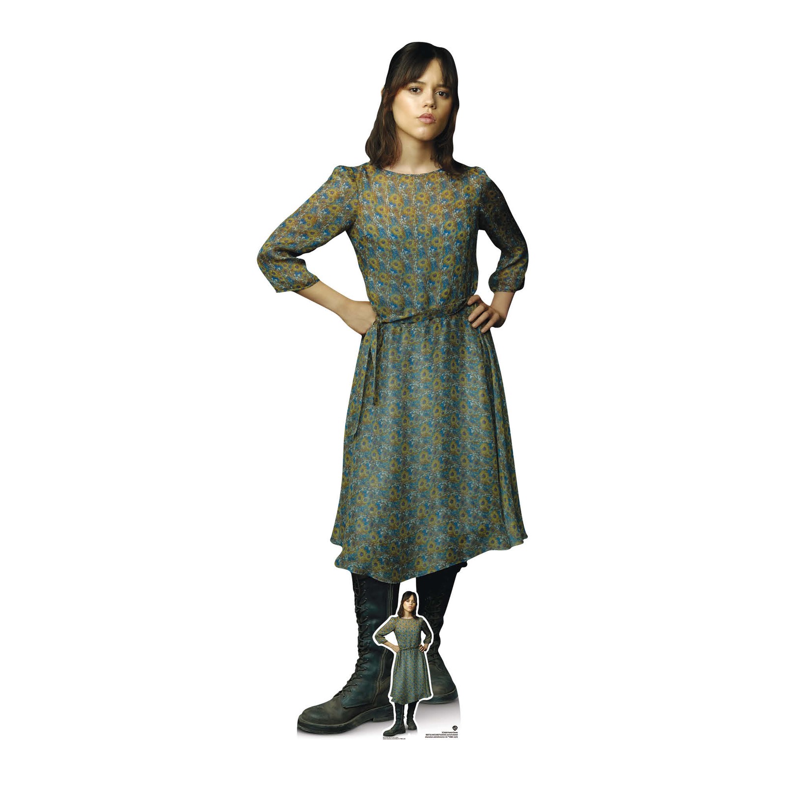 Astrid Deetz Beetlejuice Beetlejuice Cardboard Cutout Jenna Ortega and Free Mini