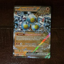Pokémon Sandy Shocks EX 056/131 Sv: Prismatic Evolutions Double Rare Holo 220 HP