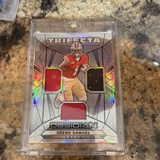 Panini 2024 Obsidian Trifecta Swatches Deebo Samuel Silver /99 #TS-DSL 49ers NFL