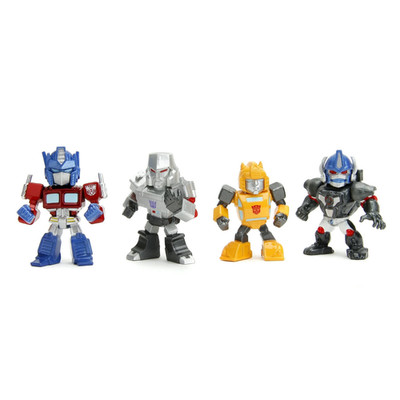 Jada Metalfigs Transformers 2.5'' Collectible Die-Cast Figures Lot Of Four