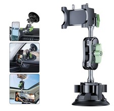 Phone Holder Suction Cup Phone Mount 360  Rotation for Dashboard Windshield Arm